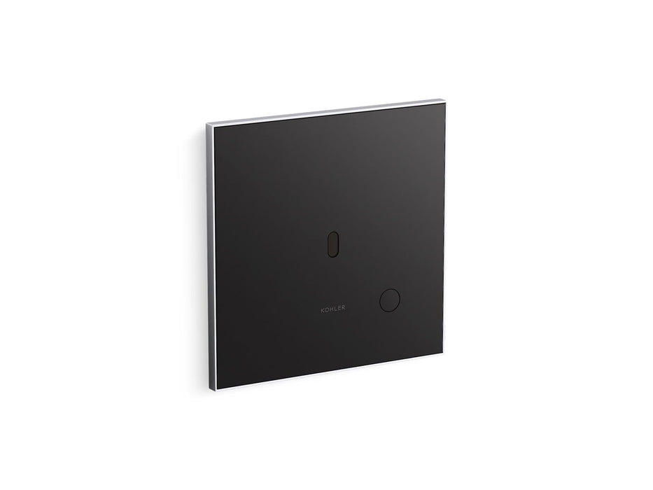 KOHLER K-91UB10G40-7BK Mach Flex Glass Faceplate for Concealed Touchless Urinal Flushometer, 0.5 GPF