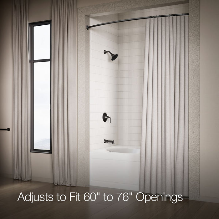 KOHLER K-9349 Expanse Curved shower rod - traditional design
