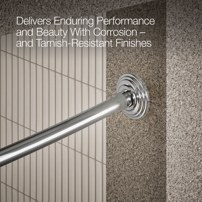 KOHLER K-9349 Expanse Curved shower rod - traditional design