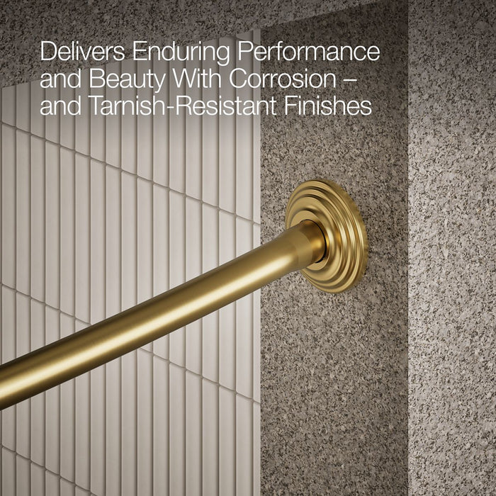KOHLER K-9349 Expanse Curved shower rod - traditional design