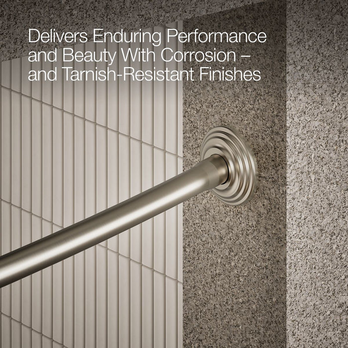 KOHLER K-9349 Expanse Curved shower rod - traditional design