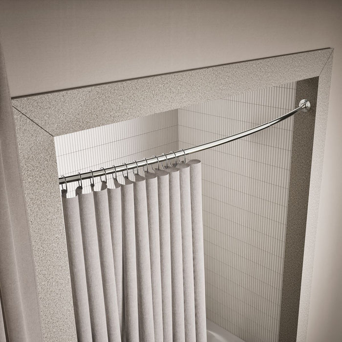 KOHLER K-9349 Expanse Curved shower rod - traditional design