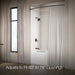 KOHLER K-9350 Expanse Curved shower rod - transitional design, matte black - view 2