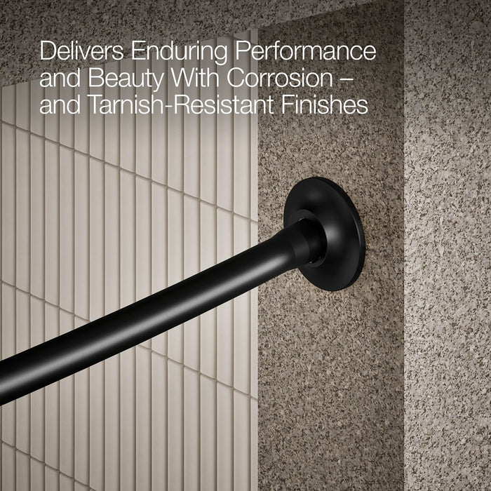 KOHLER K-9350 Expanse Curved shower rod - transitional design