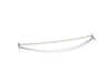 KOHLER K-9350 Expanse Curved shower rod - transitional design, vibrant brushed nickel
