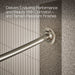 KOHLER K-9350 Expanse Curved shower rod - transitional design, vibrant brushed nickel - view 4