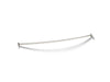 KOHLER K-9350 Expanse Curved shower rod - transitional design, vibrant polished nickel