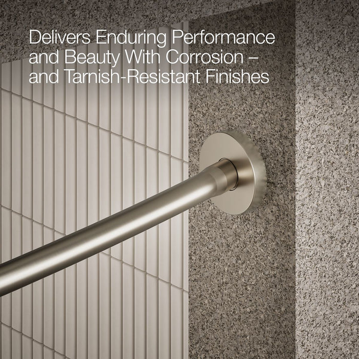 KOHLER K-9351 Expanse Contemporary design curved shower rod