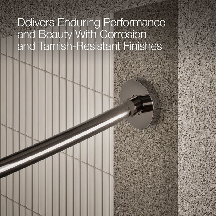KOHLER K-9351 Expanse Contemporary design curved shower rod