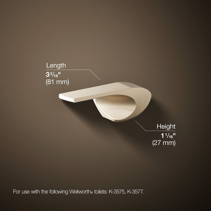 KOHLER K-9380-L Wellworth Left-hand trip lever, vibrant brushed bronze - view 4