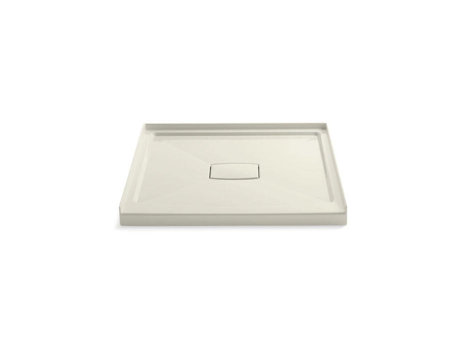KOHLER K-9393 Archer 42" x 42" alcove shower base, center drain, biscuit