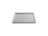 KOHLER K-9393 Archer 42" x 42" alcove shower base, center drain, ice grey