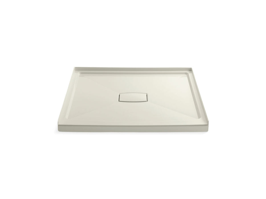 KOHLER K-9394 Archer 48" x 48" alcove shower base, center drain, biscuit