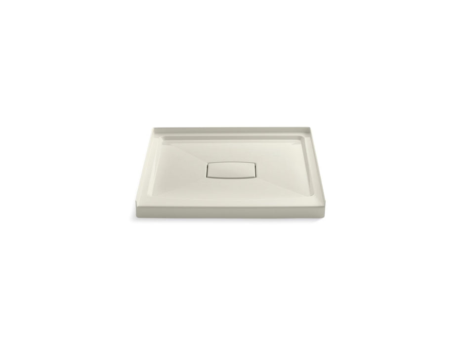 KOHLER K-9396 Archer 36" x 36" alcove shower base, center drain, biscuit