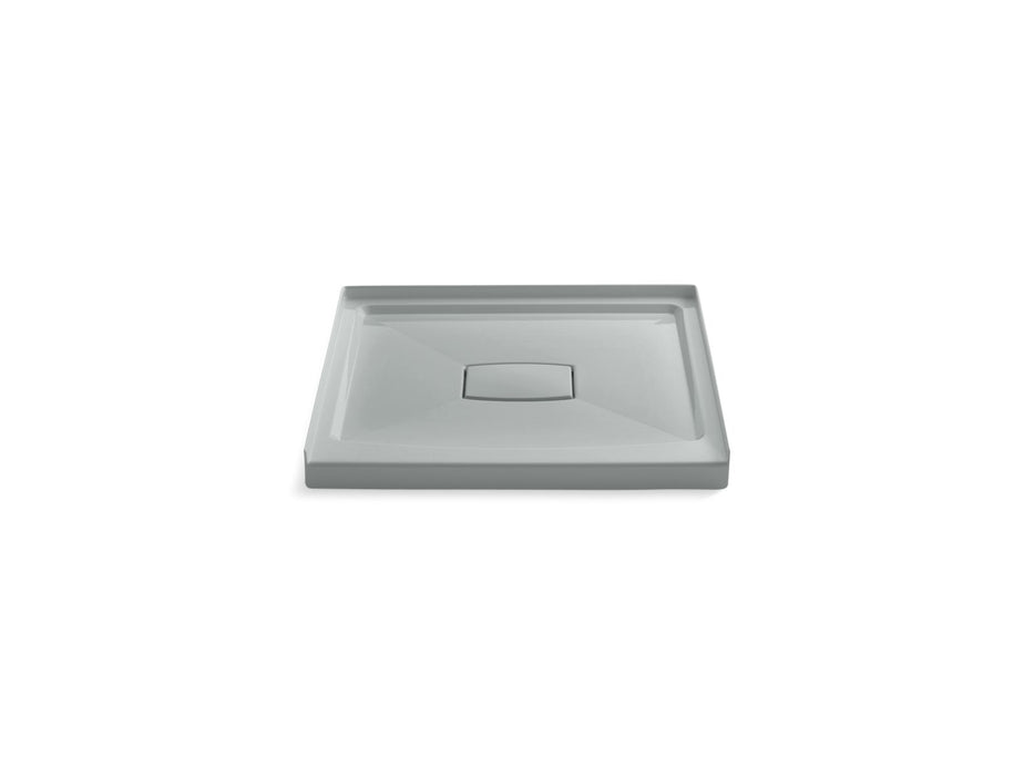 KOHLER K-9396 Archer 36" x 36" alcove shower base, center drain, ice grey
