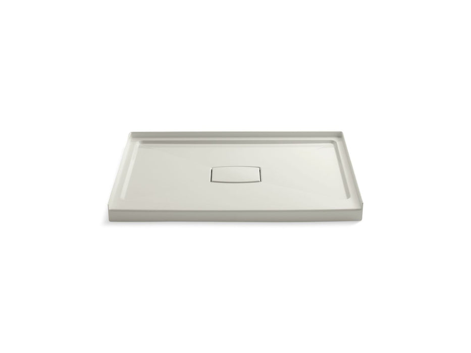 KOHLER K-9397 Archer 48" x 36" alcove shower base, center drain, biscuit
