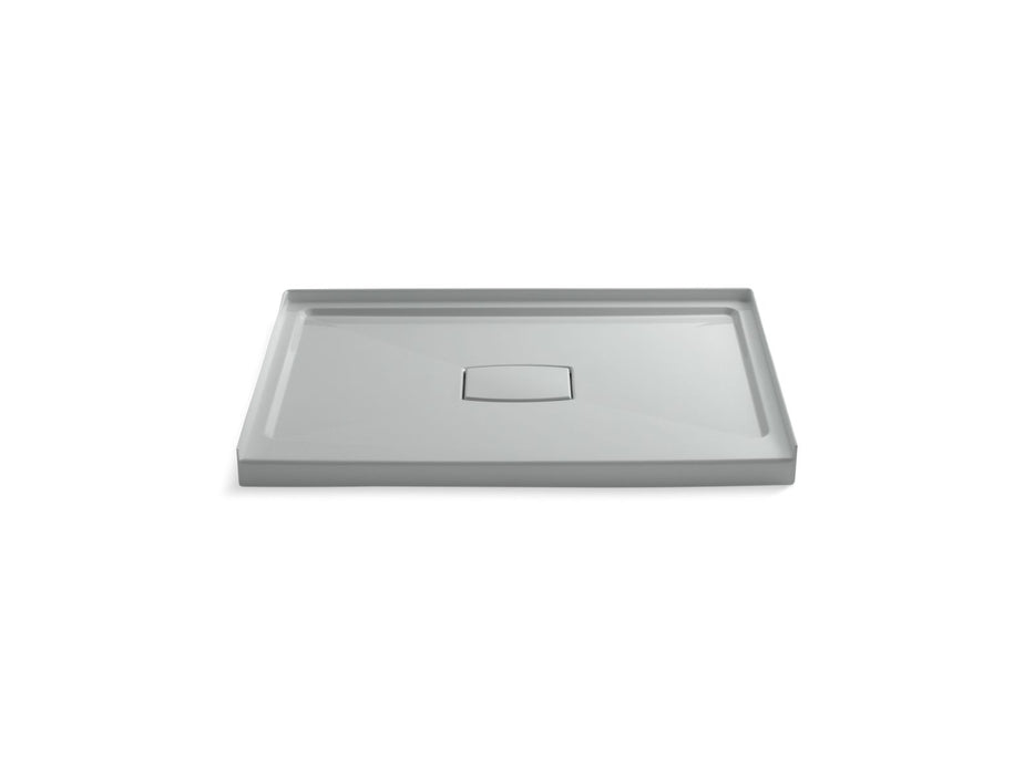 KOHLER K-9397 Archer 48" x 36" alcove shower base, center drain, ice grey