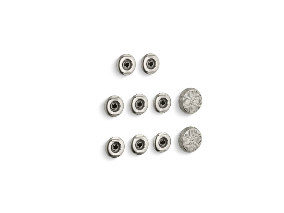 KOHLER K-9398 RiverBath Whirlpool trim kit, vibrant brushed nickel