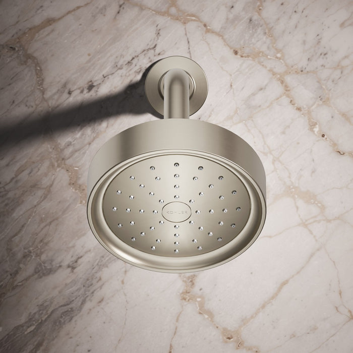 KOHLER K-939-H Purist Single-function showerhead, 1.5 gpm, vibrant brushed nickel - view 4