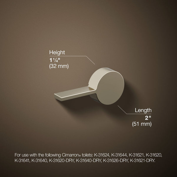 KOHLER K-9466-L Cimarron Left-hand trip lever, vibrant polished nickel - view 4