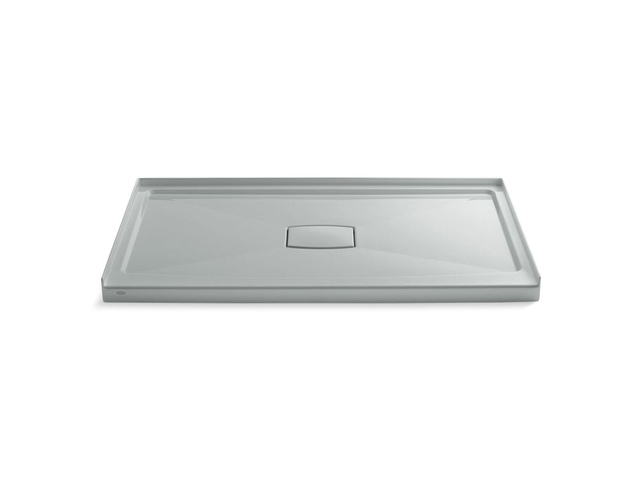 KOHLER K-9479 Archer 60" x 36" alcove shower base, center drain, ice grey