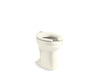 KOHLER K-96057 Highcliff Ultra Floor-mount top spud flushometer bowl, biscuit