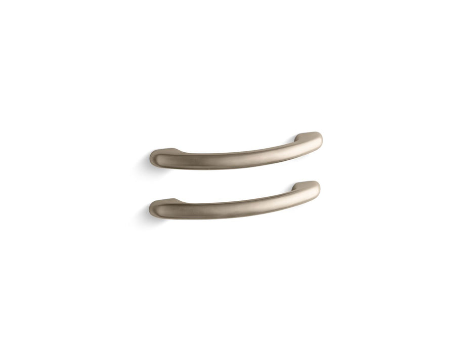 KOHLER K-9653 Waterscape Grab bars for whirlpool baths with Spa/Massage package, vibrant brushed bronze