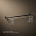KOHLER K-97027 Avid 30" towel bar, matte black - view 5