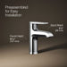 KOHLER K-97060-4 Hint Single-handle bathroom sink faucet, 1.2 gpm, polished chrome - view 3