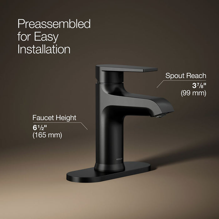 KOHLER K-97061-4 Hint Single-handle bathroom sink faucet, 1.2 gpm