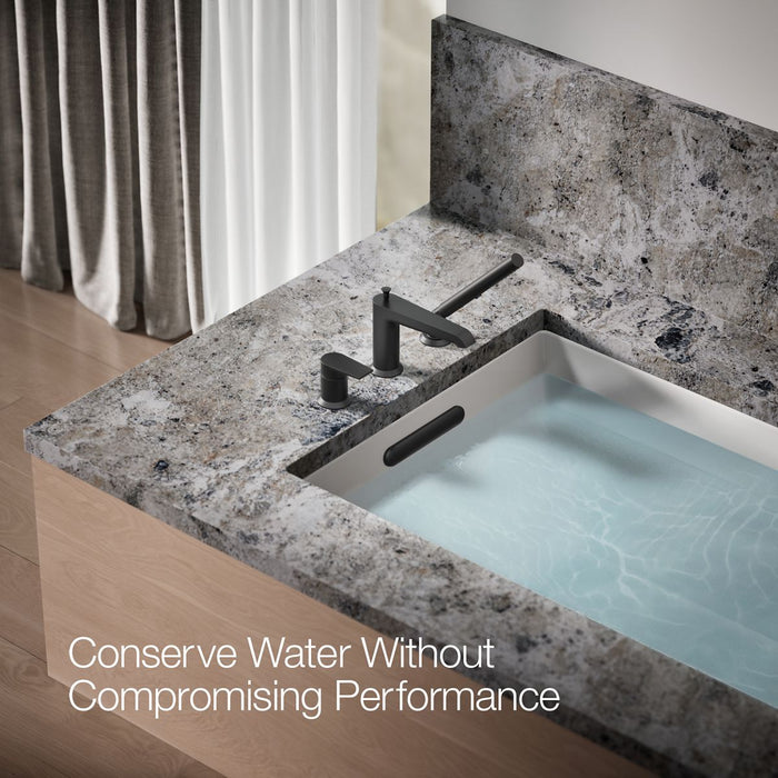 KOHLER K-97070-4 Hint Deck-mount bath faucet with handshower, matte black - view 4