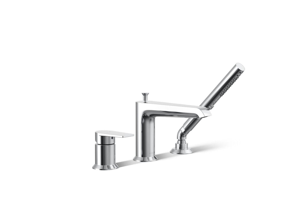 KOHLER K-97070-4 Hint Deck-mount bath faucet with handshower, polished chrome