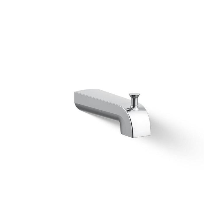 KOHLER K-97089 Pitch Wall-mount diverter bath spout, polished chrome - view 2
