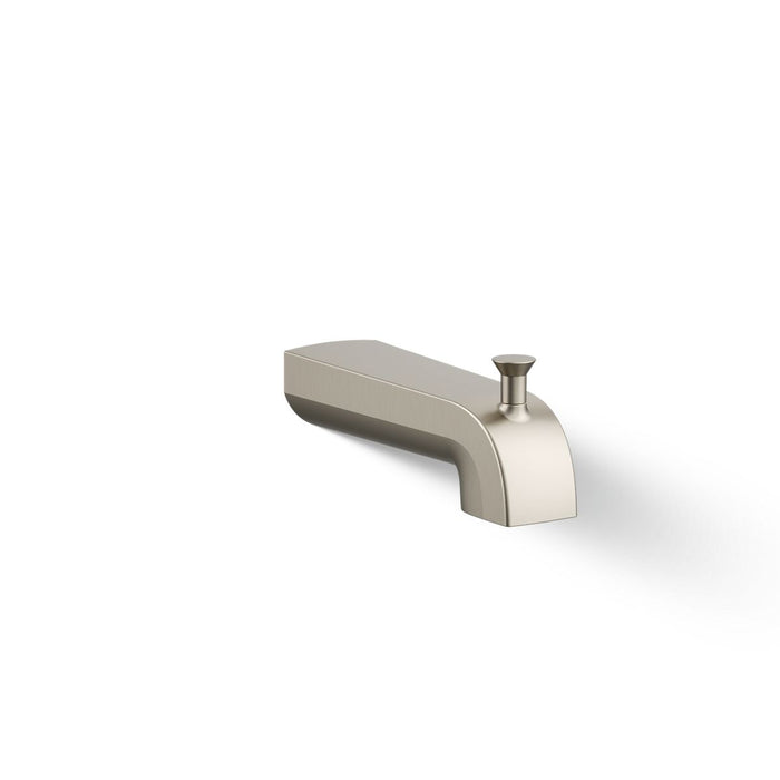 KOHLER K-97089 Pitch Wall-mount diverter bath spout, vibrant brushed nickel - view 2
