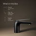 KOHLER K-97345-4 Avid Single-handle bathroom sink faucet, 1.2 gpm, matte black - view 5