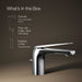 KOHLER K-97345-4 Avid Single-handle bathroom sink faucet, 1.2 gpm, polished chrome - view 5