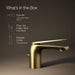 KOHLER K-97345-4 Avid Single-handle bathroom sink faucet, 1.2 gpm, vibrant brushed moderne brass - view 5