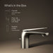 KOHLER K-97345-4 Avid Single-handle bathroom sink faucet, 1.2 gpm, vibrant brushed nickel - view 5