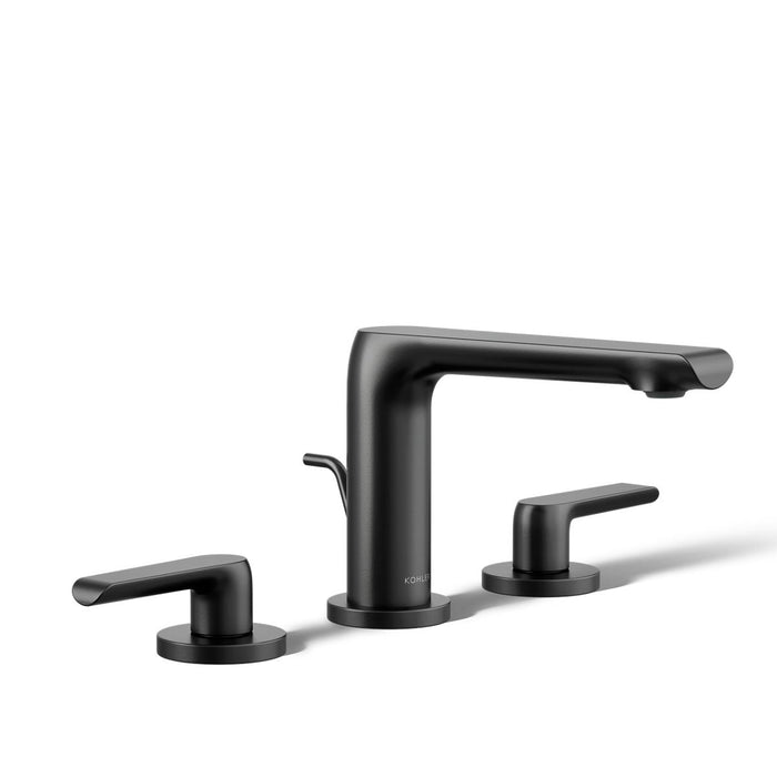KOHLER K-97352-4 Avid Widespread bathroom sink faucet, 1.2 gpm, matte black - view 4