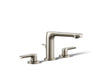 KOHLER K-97352-4 Avid Widespread bathroom sink faucet, 1.2 gpm, vibrant brushed nickel