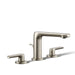 KOHLER K-97352-4K Avid Widespread bathroom sink faucet, 1.0 gpm, vibrant brushed nickel - view 3