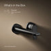 KOHLER K-97358-4 Avid Wall-mount bathroom sink faucet, 1.2 gpm, matte black - view 5