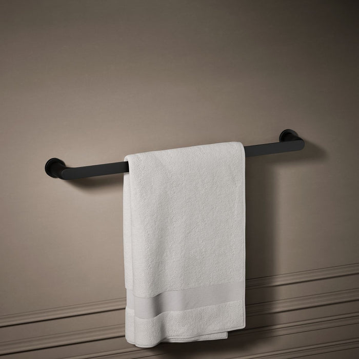 KOHLER K-97495 Avid 24" towel bar, matte black - view 3