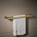 KOHLER K-97496 Avid 24" double towel bar, vibrant brushed moderne brass - view 3