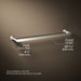 KOHLER K-97496 Avid 24" double towel bar, vibrant brushed nickel - view 5