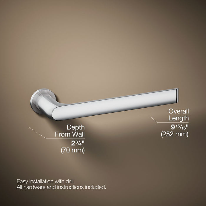 KOHLER K-97498 Avid Towel arm, polished chrome - view 5