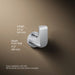 KOHLER K-97499 Avid Robe hook, polished chrome - view 4