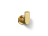 KOHLER K-97499 Avid Robe hook, vibrant brushed moderne brass