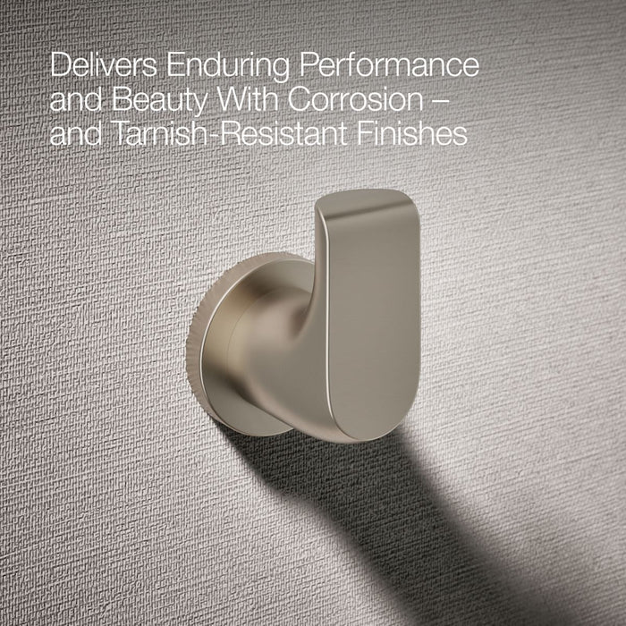 KOHLER K-97499 Avid Robe hook, vibrant brushed nickel - view 5