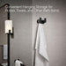 KOHLER K-97500 Avid Double robe hook, matte black - view 5